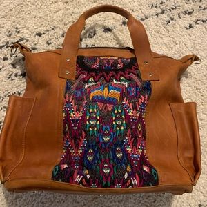 Nena & Co. Leather Convertible Day Bag